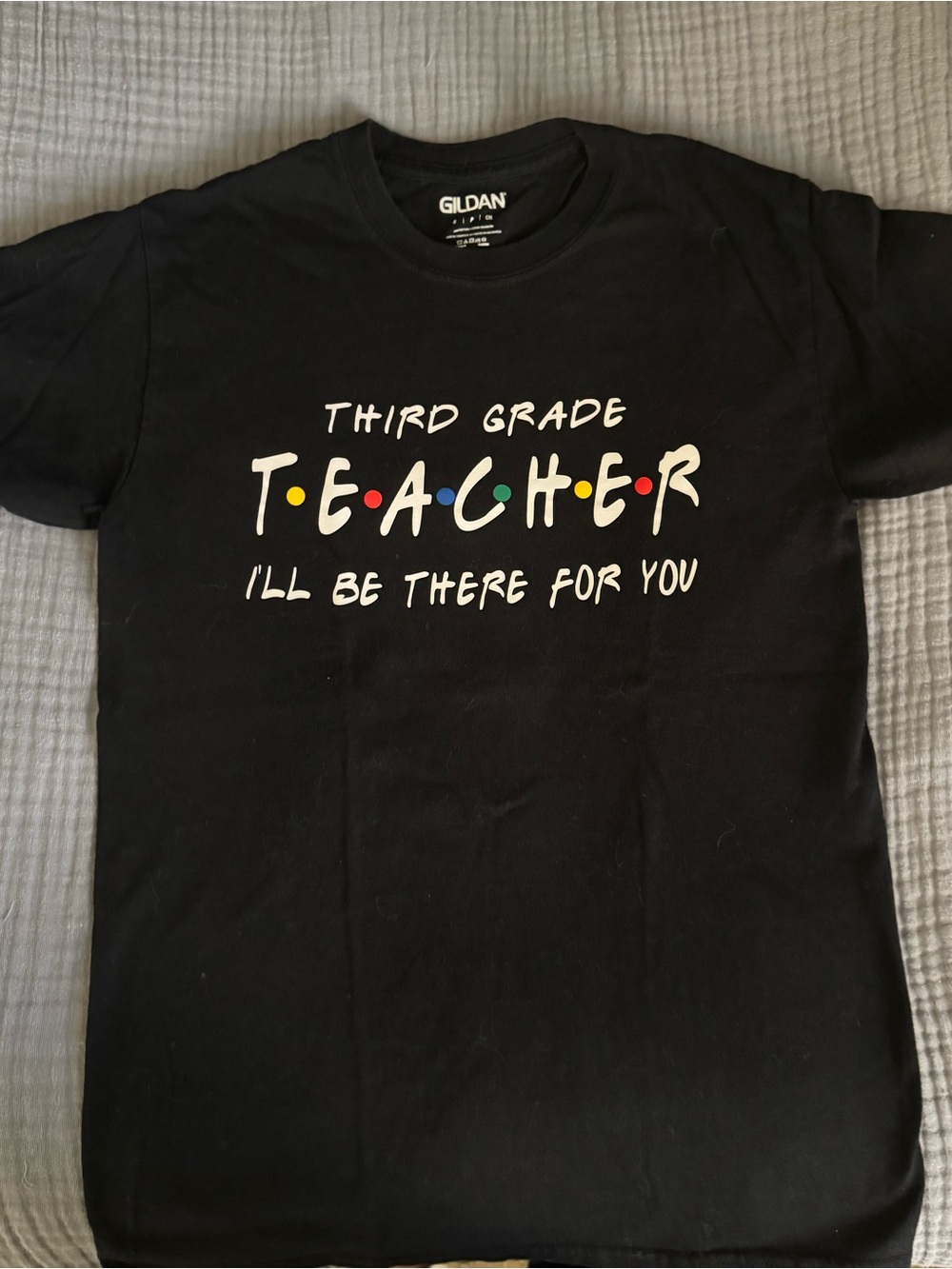 Third 3rd Grade Teacher Friends Inspired T-Shirt Unisex Small Gildan